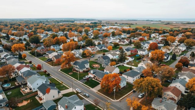 Green Bay, Wisconsin neighborhood street